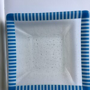 Glass plate coloured glass, wedding gift, art deco style, glass art Australia, art glass, artisan, home decor, handmade, Australia