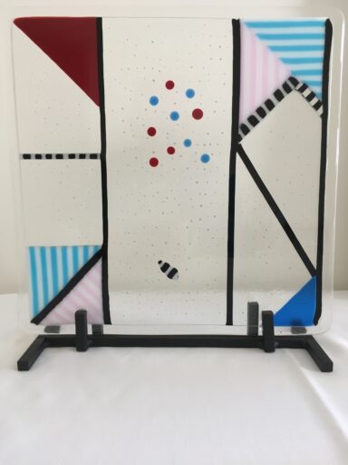 Art Object, Objet d'Art, coloured glass, wedding gift, art deco style, glass art Australia, art glass, artisan, home decor, handmade, Australia